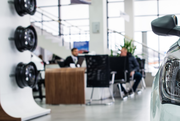 Car dealership interior